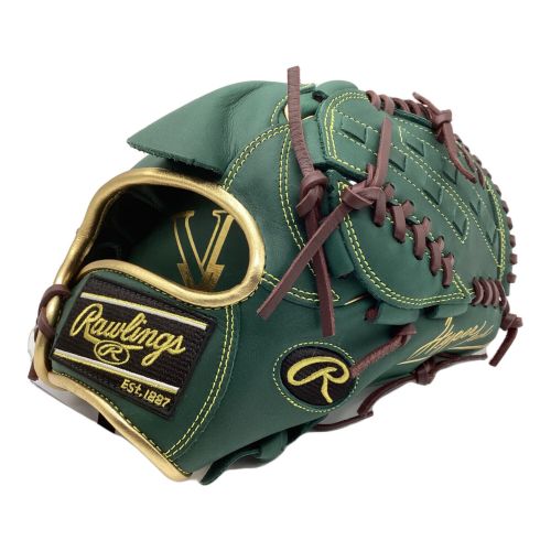 RAWLINGS (ローリングス) 軟式グローブ グリーン HYPER TECH COLOR SYNC（ハイパーテックカラーシンク） 投手用  GR3FHTCA15W｜トレファクONLINE